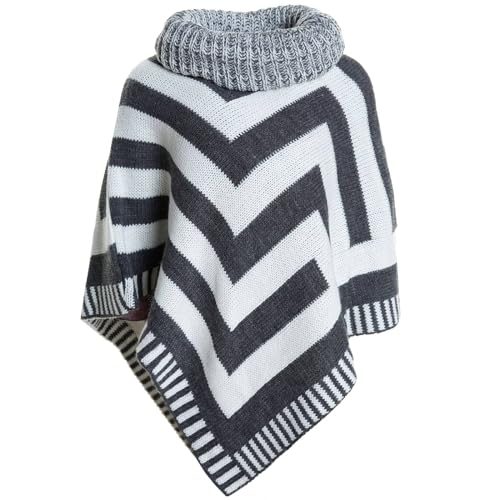 BEZLIT Mädchen Kinder Strick Poncho Schalkragen Rollkragen 20193 Grau 104 BEZLIT Mädchen Kinder Strick Poncho Schalkragen Rollkragen 20193 Grau 104 von BEZLIT