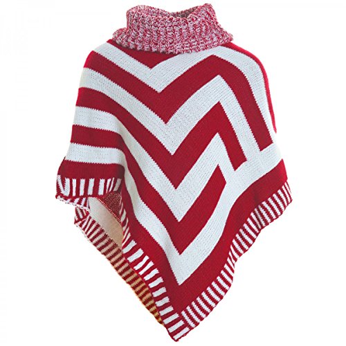 BEZLIT Mädchen Strick Poncho Mädchen Schalkragen Rollkragen Kinder Winter 20193 Rubinrot Größe 128 BEZLIT Mädchen Strick Poncho Mädchen Schalkragen Rollkragen Kinder Winter 20193 Rubinrot Größe 128 von BEZLIT