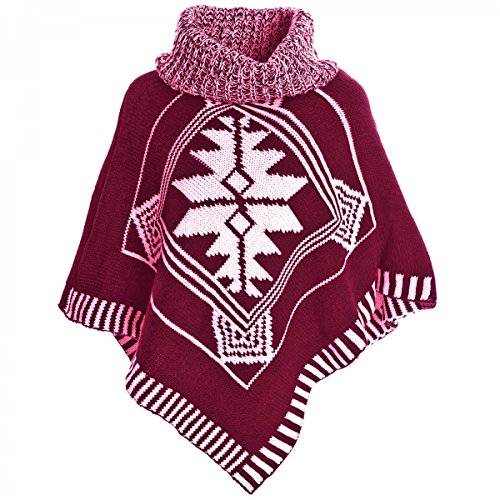 BEZLIT Mädchen Strick Poncho Mädchen Schalkragen Rollkragen Kinder Winter 20256 Rot Größe 116 BEZLIT Mädchen Strick Poncho Mädchen Schalkragen Rollkragen Kinder Winter 20256 Rot Größe 116 von BEZLIT