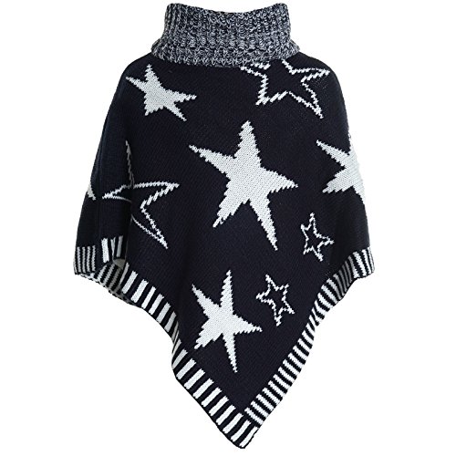 BEZLIT Mädchen Strick Poncho Mädchen Schalkragen Rollkragen Kinder Winter 20562 Blau Größe 116 BEZLIT Mädchen Strick Poncho Mädchen Schalkragen Rollkragen Kinder Winter 20562 Blau Größe 116 von BEZLIT