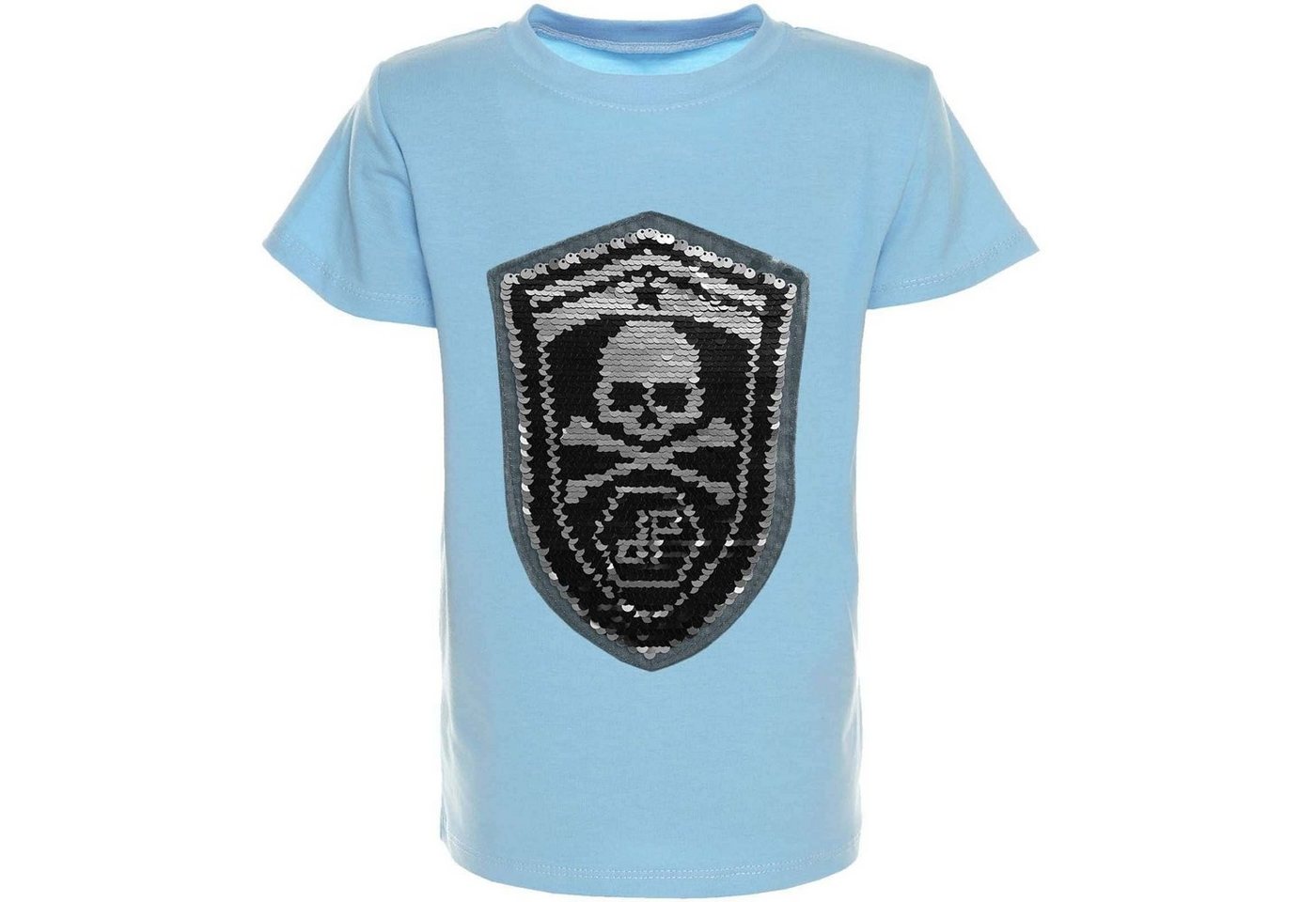 BEZLIT T-Shirt Jungen T-Shirt Kurzarm mit Wende Pailletten (1-tlg) Wendepailletten von BEZLIT