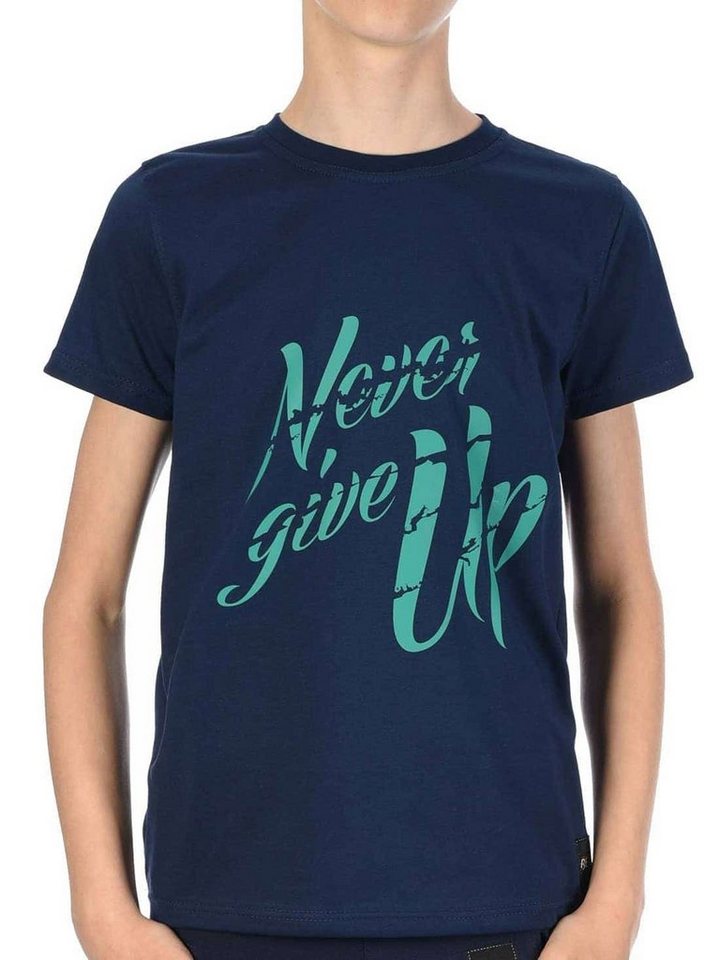 BEZLIT T-Shirt Jungen T-Shirt mit Never Give Up (1-tlg) casual, mit Schriftzug von BEZLIT