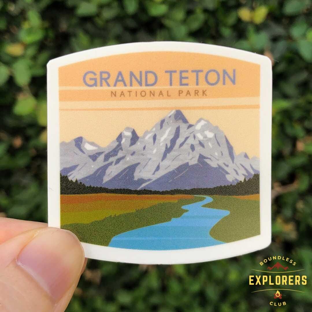 Grand Teton Nationalpark Aufkleber | Hydroflask Wasserdicht Vinyl Wasserflasche Us von BExpClub