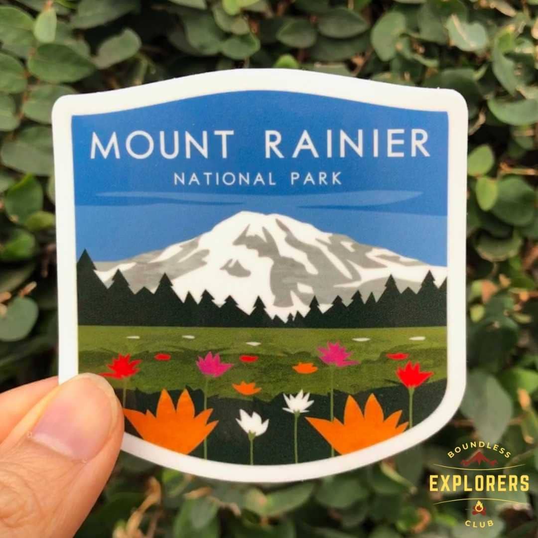 Mount Rainier Nationalpark Aufkleber | Hydroflask Wasserdicht Vinyl Wasserflasche Us von BExpClub