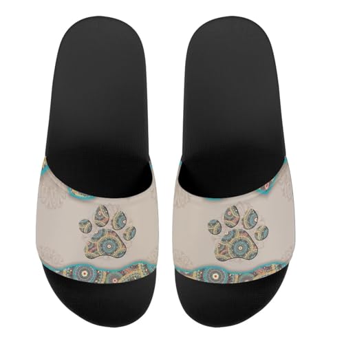 BGYFJYN Damen-Sandalen, amerikanische Flagge, Adler, Sonnenblume, Totenkopf, florale Slipper, Hausschuhe für Damen, Größe 36–45, Western Azteken-Hundepfote, 43 EU BGYFJYN Damen-Sandalen, amerikanische Flagge, Adler, Sonnenblume, Totenkopf, florale Slipper, Hausschuhe für Damen, Größe 36–45, Western Azteken-Hundepfote, 43 EU von BGYFJYN