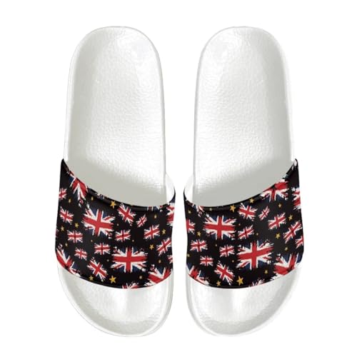 BGYFJYN Damen-Sandalen mit offenem Zehenbereich, Sommer-Slipper, Hausschuhe, rutschfest, Strand, Spa, Flip Flops, England-Flagge, 44 EU BGYFJYN Damen-Sandalen mit offenem Zehenbereich, Sommer-Slipper, Hausschuhe, rutschfest, Strand, Spa, Flip Flops, England-Flagge, 44 EU von BGYFJYN
