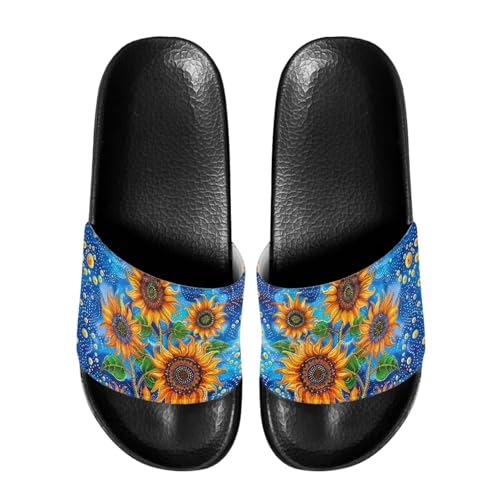BGYFJYN Gemütliche Sommerhausschuhe für Damen, Duschschuhe, Strandsandalen, sonnenblume, 43 EU BGYFJYN Gemütliche Sommerhausschuhe für Damen, Duschschuhe, Strandsandalen, sonnenblume, 43 EU von BGYFJYN