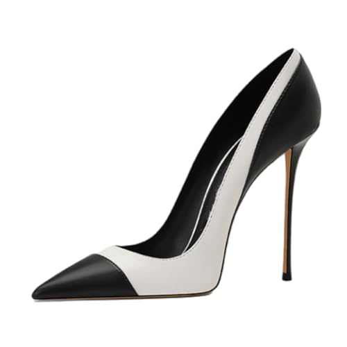 High Heels Damen Spitzschuh Schlupfpumps Stilettos Rückenfrei Party Hochzeitskleid Basic Büroschuhe 12cm-Black||35 High Heels Damen Spitzschuh Schlupfpumps Stilettos Rückenfrei Party Hochzeitskleid Basic Büroschuhe 12cm-Black||35 von BHGLUZGBY
