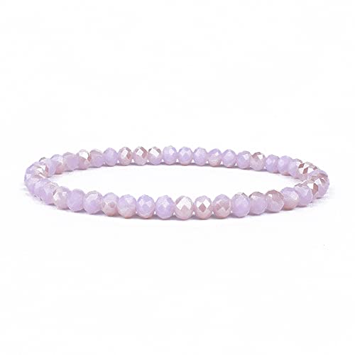 BIANMTSW Kristall Armbänder Frauen Klarer Kristall Elastische Armbänder Männer Naturstein Schmuck Geschenk,5,6mmBeads-17cm Voller Textur (Color : 4, Size : 6mmBeads-17cm) von BIANMTSW