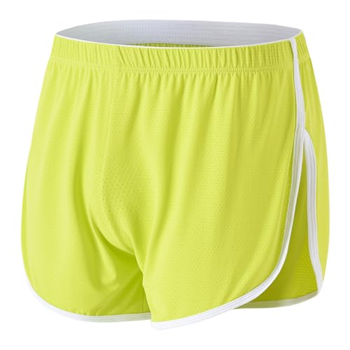 BIATWOWR Herren Boxershorts Atmungsaktive und Bequem Boxershorts mit Seitenschlitz Gelb M BIATWOWR Herren Boxershorts Atmungsaktive und Bequem Boxershorts mit Seitenschlitz Gelb M von BIATWOWR