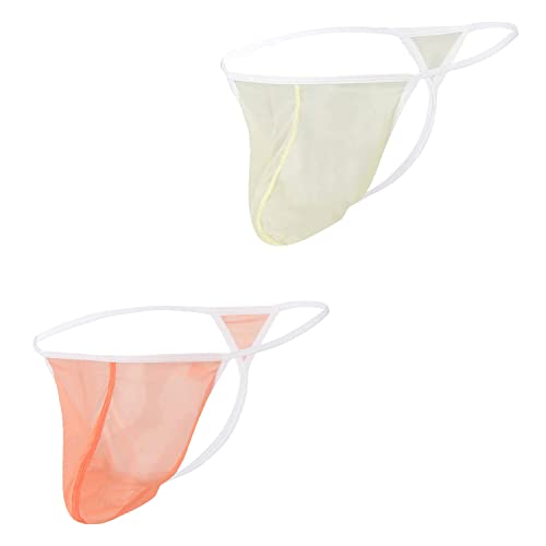 BIATWOWR String Tanga Herren Transparente Sexy Unterwäsche für Männer Strings Tangas T Form 2 Multi M BIATWOWR String Tanga Herren Transparente Sexy Unterwäsche für Männer Strings Tangas T Form 2 Multi M von BIATWOWR