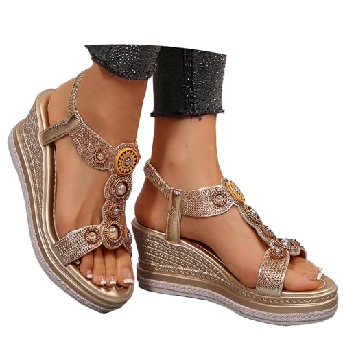 BIBOKAOKE Plateau Schuhe Damen Wasserdicht Keilsandalen Retro Sommerschuhe Weich Sohlen Sandalen Bequem Turnschuhe Schnell Trocknend Pantolette Elegant Strandschuhe Komfort Sandaletten BIBOKAOKE Plateau Schuhe Damen Wasserdicht Keilsandalen Retro Sommerschuhe Weich Sohlen Sandalen Bequem Turnschuhe Schnell Trocknend Pantolette Elegant Strandschuhe Komfort Sandaletten von BIBOKAOKE