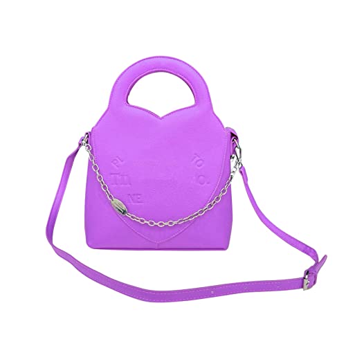 BIISDOST 2023 Damen Taschen Trendy Fashion Drawstring Lady Bag Border Casual Brief Handtasche Crossbody Taschen Wärmer Für Kinder (Purple, One Size) von BIISDOST