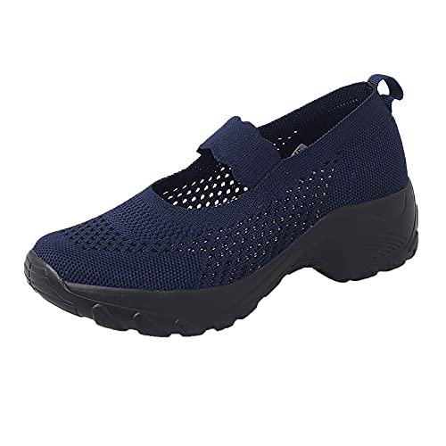 BIISDOST Damen Freizeitschuhe Bequeme Sneaker Superbequem Schuhe Modische Sportschuhe Slip-On Laufschuhe Outdoor Tennisschuhe Running Walkingschuhe Klassisch Halbschuhe rutschfest Einzelne Schuhe von BIISDOST