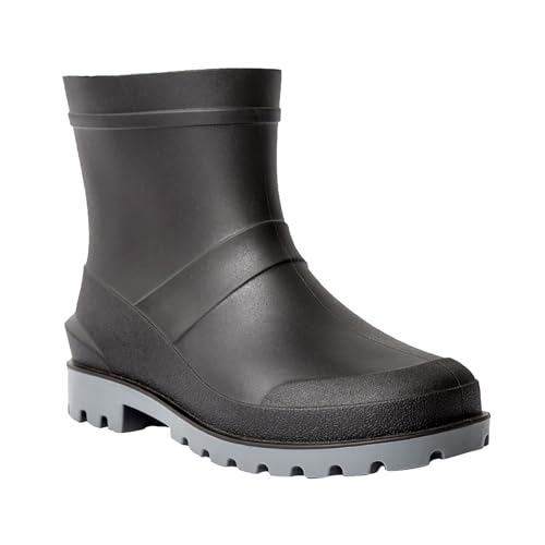 BIISDOST Damenstiefel mit rundem Absatz und niedrigem Absatz Run Schuhe Herren (A, 39) von BIISDOST