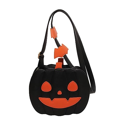 BIISDOST Halloween Und Winter Koreanische Mode Trend Schulter Tasche Outdoor Cartoon Modische Straddle Tasche Taschen Herren Umhänge (BK1, One Size) von BIISDOST