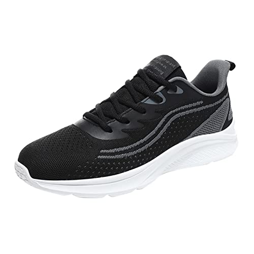 BIISDOST Herren Sports Shoes Flache Laufschuhe Rutschfest Sportschuhe Leicht Turnschuhe Running Schuhe Einfache Walkingschuhe Atmungsaktiv Joggingschuhe Fitness Sneaker Freizeit Straßenlaufschuhe von BIISDOST