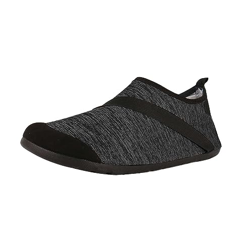 BIISDOST Indoor-Sportschuhe und Socken für Männer und Frauen, rutschfeste, leise Fitness-Laufschuhe für Erwachsene, Yoga-Socken, Schuhe für die frühe Bildung Damen Frühling Schuhe (Black, E) von BIISDOST