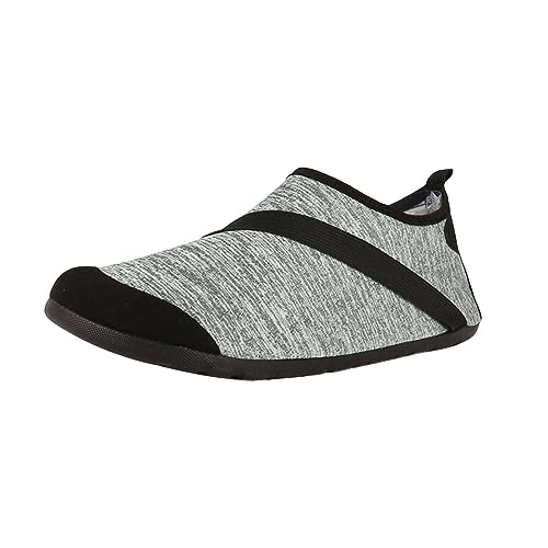 BIISDOST Indoor-Sportschuhe und Socken für Männer und Frauen, rutschfeste, leise Fitness-Laufschuhe für Erwachsene, Yoga-Socken, Schuhe für die frühe Bildung Damen Frühling Schuhe (Grey, C) von BIISDOST