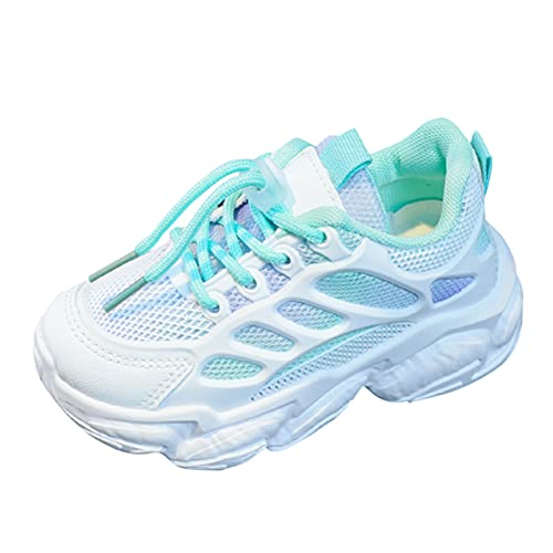 BIISDOST Mädchen Kinder Sport Baby Schuhe Netz Kinder Kleinkinderschuhe Sommer Schuhe Kind (Blue, 33.5 Big Kids) von BIISDOST