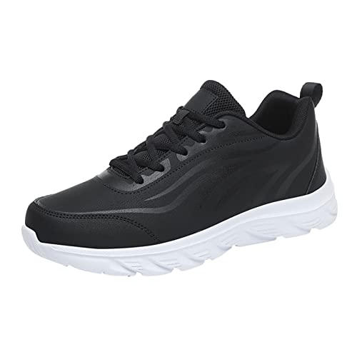 BIISDOST Sneaker Herren Laufschuhe rutschfest Sportschuhe Klassisch Turnschuhe Einfache Schuhe Laufschuhe Strapazierfähige Freizeitschuhe Fitness Gym Schuhe Sommer Schnürschuh Flache Shoe von BIISDOST