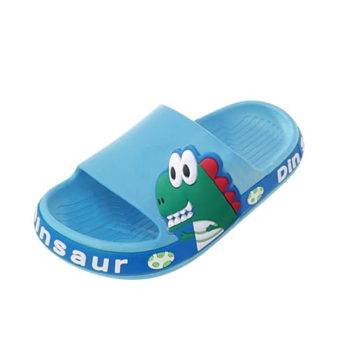 BIISDOST Strand mit verstellbarem Riemen für, Kleinkind, elastisch, Sommer, Eva, für Kinder, Flops, Schuhe, Mädchen und Schuhe, Sandalen, Flip-Sandalen für Mädchen (zjsjm-A-Blue, 27 Toddler) von BIISDOST