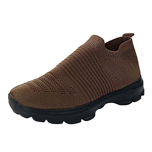 Freizeitschuhe für Frauen Bequeme Sneaker Superbequem Schuhe Modische Sportschuhe Slip-On Laufschuhe Outdoor Tennisschuhe Weichen Sohlen Walkingschuhe Klassisch Halbschuhe Einzelne Schuhe von BIISDOST