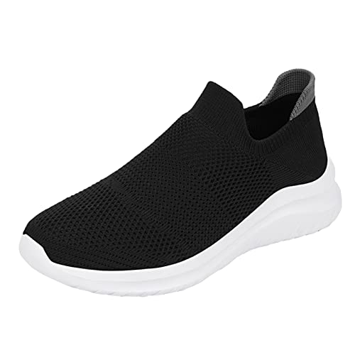 Herren Freizeitschuhe Mode Schnürschuhe Flach Laufschuhe Alltägliche Sportschuhe Turnschuhe Praktische Schuhe Weichen Sohlen Sneakers Einfache Joggingschuhe Walking Shoes von BIISDOST