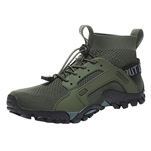 Herren Leicht Turnschuh Atmungsaktiv Sneakers rutschfest Laufschuhe Outdoor Straßenlaufschuhe rutschfest Wanderschuhe Leichte Walking Shoes Outdoor Trekkingschuhe Ultralight Sportschuhe von BIISDOST