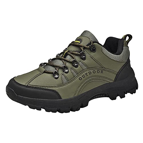 Wanderschuhe Herren Trekkingschuhe Outdoor Schuhe Wasserfeste Shoes rutschfeste Sportschuhe Atmungsaktiv Sneakers Leicht Laufschuhe Anti-Slip Sportschuhe Einfache Trekkingschuhe Bequem Schuhe von BIISDOST