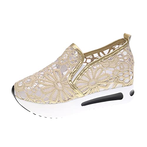 Damenschuhe, bequem, schick, Plattform, orthopädisch, Damen, aus Mesh, atmungsaktiv, Ballerinas, Laufen, Walking, Sneaker, ohne Schnürsenkel, bequem, Sneaker und Sportschuhe, Sommer, leicht, Mokassin Damenschuhe, bequem, schick, Plattform, orthopädisch, Damen, aus Mesh, atmungsaktiv, Ballerinas, Laufen, Walking, Sneaker, ohne Schnürsenkel, bequem, Sneaker und Sportschuhe, Sommer, leicht, Mokassin von BIKETAFUWY