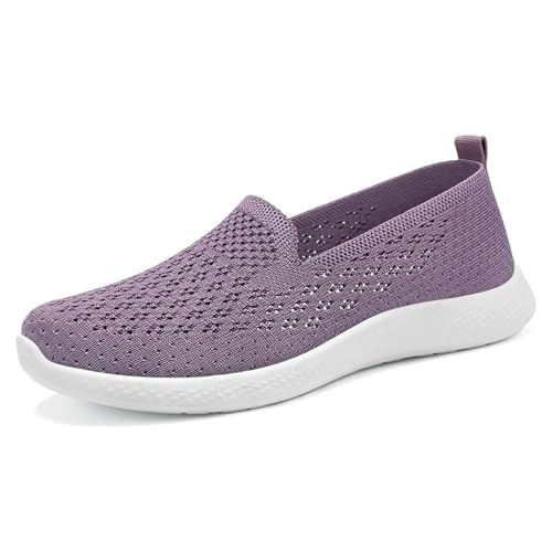 Damenschuhe, bequem, schick, aus Strick, atmungsaktiv, orthopädisch, für Damen, Sommer, leicht, Ballerinas, bequem, flache Mokassin und Sportschuhe, Laufmode, Walking, Sneaker, ohne Schnürung, 01 Damenschuhe, bequem, schick, aus Strick, atmungsaktiv, orthopädisch, für Damen, Sommer, leicht, Ballerinas, bequem, flache Mokassin und Sportschuhe, Laufmode, Walking, Sneaker, ohne Schnürung, 01 von BIKETAFUWY