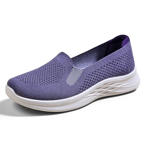 Orthopädische Damenschuhe, Sommer, leicht, bequem, schick, aus Strick, atmungsaktiv, Sneaker und Sportschuhe, modisch, bequem, Sneaker, ohne Schnürsenkel, flach, Ballerinas, Laufen, Walking, Mokassin Orthopädische Damenschuhe, Sommer, leicht, bequem, schick, aus Strick, atmungsaktiv, Sneaker und Sportschuhe, modisch, bequem, Sneaker, ohne Schnürsenkel, flach, Ballerinas, Laufen, Walking, Mokassin von BIKETAFUWY