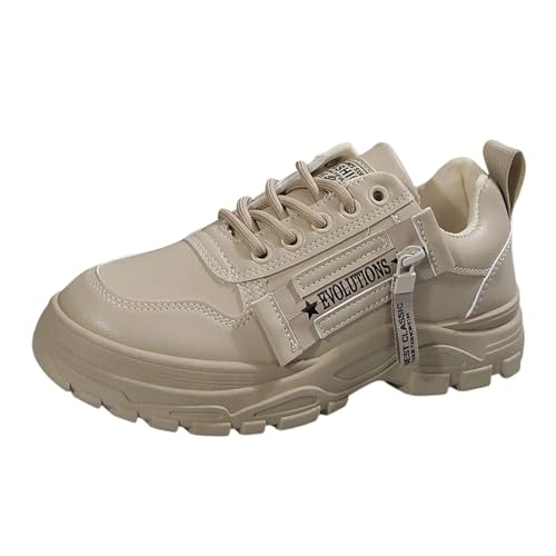 Orthopädische Damenschuhe aus Leder, wasserdicht, Sneakers und Sportschuhe für Damen, Mode, Sommer, leicht, orthopädisch, Laufen, bequem, Sneaker, lässig, Sommer, Mokassin, 01 Khaki., 37 EU Orthopädische Damenschuhe aus Leder, wasserdicht, Sneakers und Sportschuhe für Damen, Mode, Sommer, leicht, orthopädisch, Laufen, bequem, Sneaker, lässig, Sommer, Mokassin, 01 Khaki., 37 EU von BIKETAFUWY