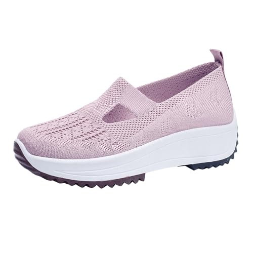 Orthopädische Damenschuhe aus Strick, atmungsaktiv, bequem, schick, Sommer, leicht, Sneaker und Sportschuhe, modisch, bequem, Ballerinas, Laufen, Walking, Mokassin, flach, Sneaker, ohne Schnürung, 01 Orthopädische Damenschuhe aus Strick, atmungsaktiv, bequem, schick, Sommer, leicht, Sneaker und Sportschuhe, modisch, bequem, Ballerinas, Laufen, Walking, Mokassin, flach, Sneaker, ohne Schnürung, 01 von BIKETAFUWY