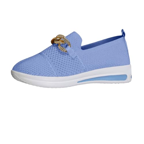 Orthopädische Schuhe für Damen, Sommer, leicht, bequem, schick, aus Strick, atmungsaktiv, Ballerinas, bequem, Sneaker und Sportschuhe, Laufmode, Walking, Mokassin, flach, Sneaker, ohne Schnürung, 01 Orthopädische Schuhe für Damen, Sommer, leicht, bequem, schick, aus Strick, atmungsaktiv, Ballerinas, bequem, Sneaker und Sportschuhe, Laufmode, Walking, Mokassin, flach, Sneaker, ohne Schnürung, 01 von BIKETAFUWY