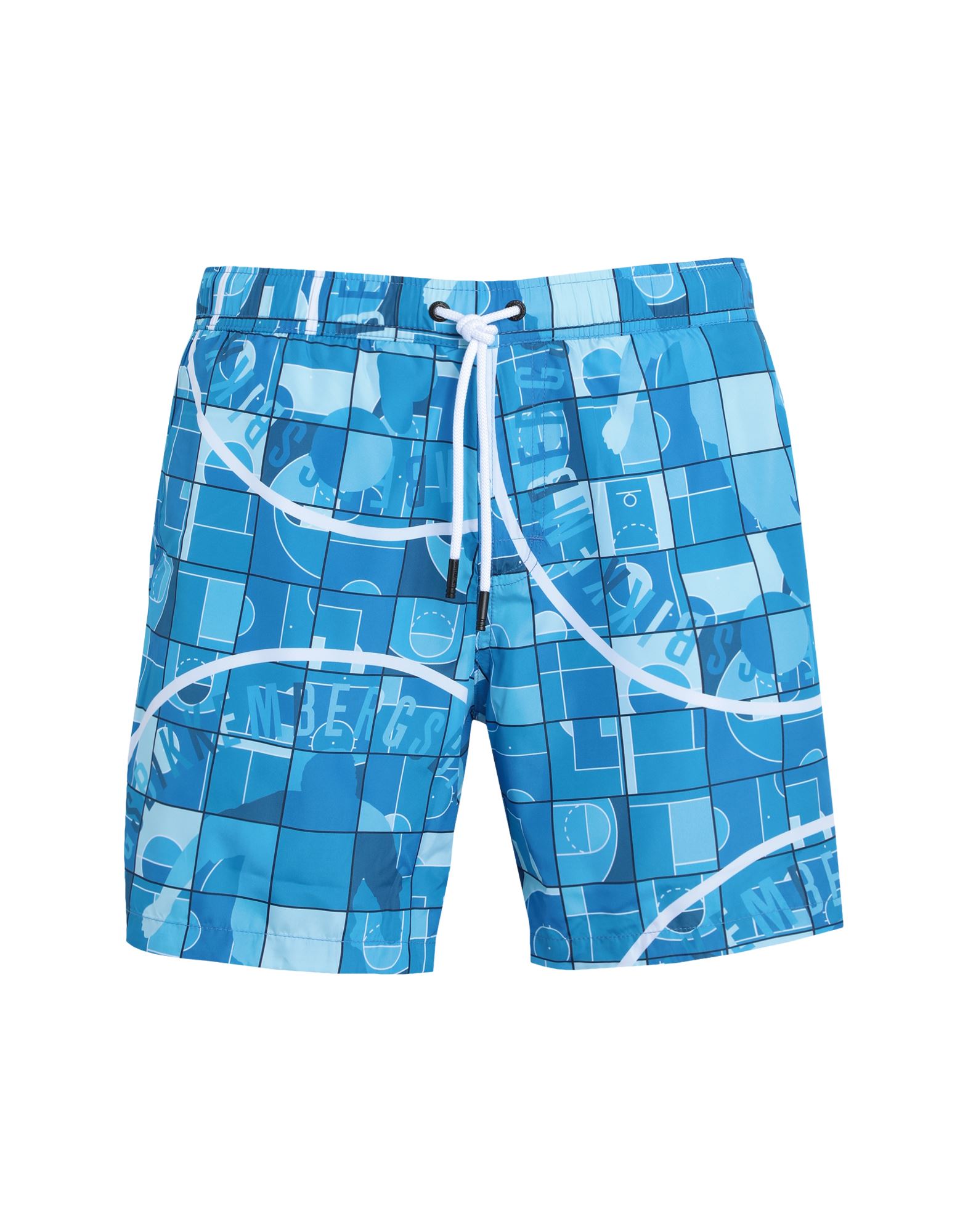 BIKKEMBERGS Badeboxer Herren Azurblau von BIKKEMBERGS