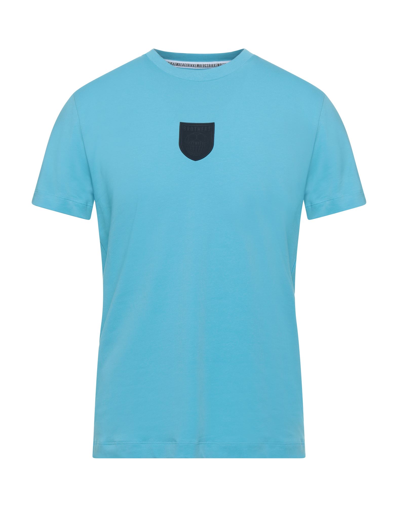 BIKKEMBERGS T-shirts Herren Azurblau von BIKKEMBERGS