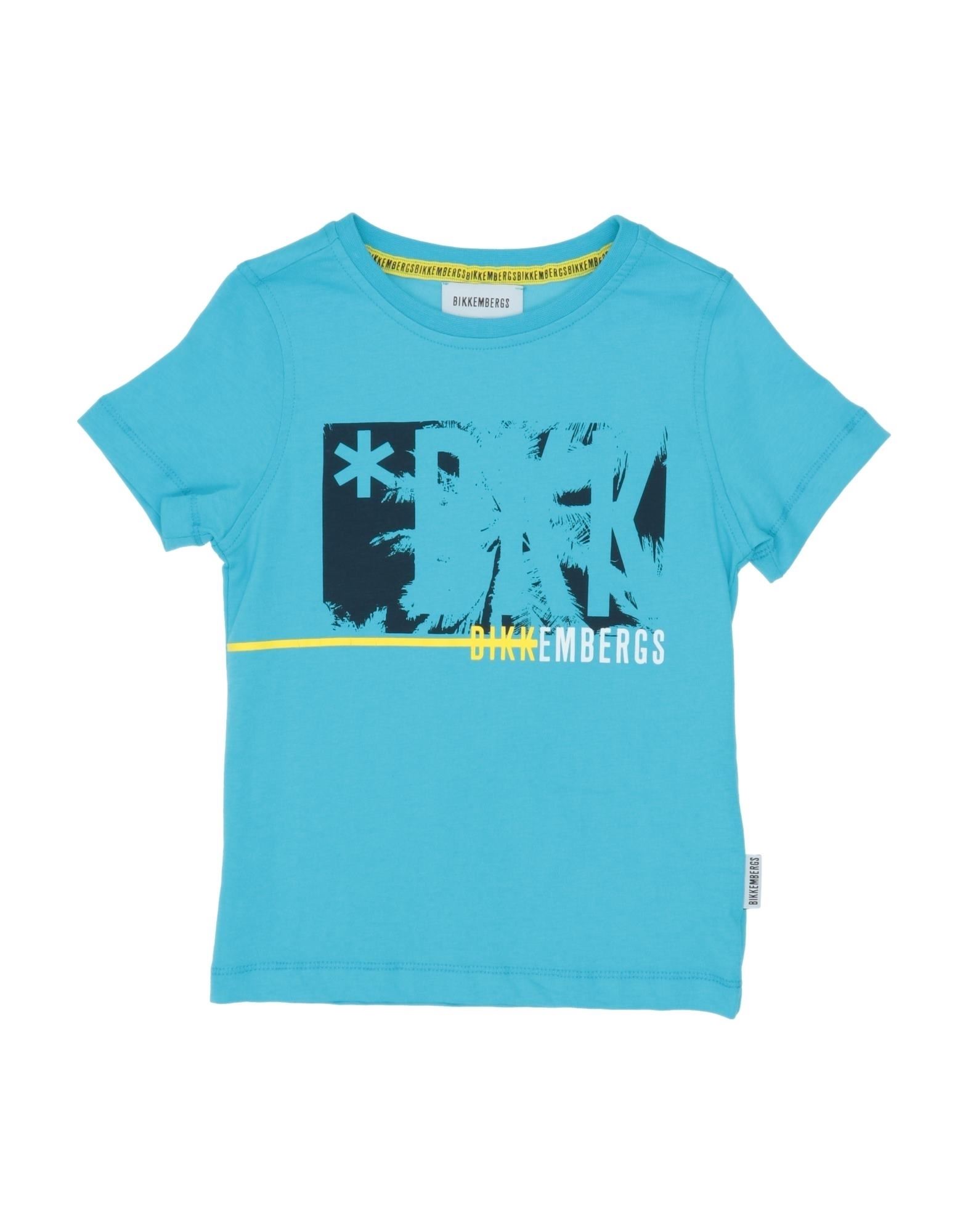 BIKKEMBERGS T-shirts Kinder Azurblau von BIKKEMBERGS