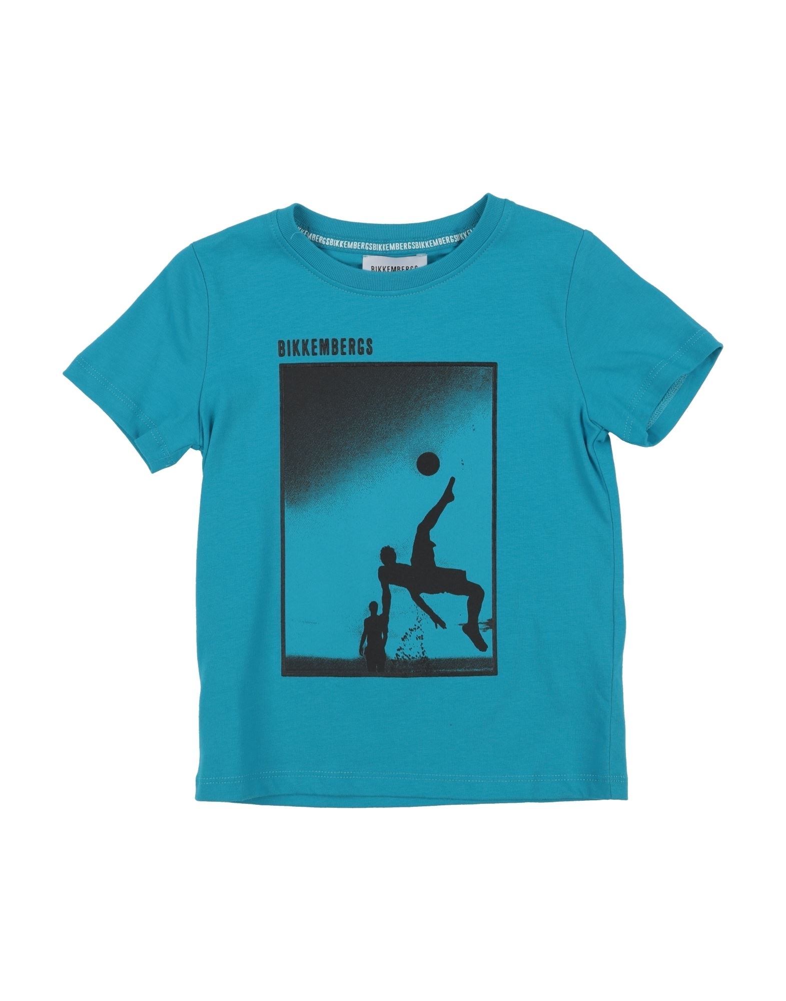 BIKKEMBERGS T-shirts Kinder Azurblau von BIKKEMBERGS