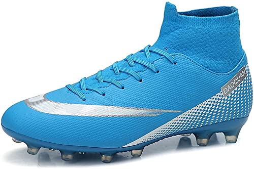 BINQER Fußballschuhe Herren-Fußballschuhe, professionelle Outdoor-Sportarten, rutschfest, langlebig, Nägel, Jugend-Fußballspielstiefel, Fußballstiefel, Schnür-Trainingsschuhe Fußballausrüstung(Color:B von BINQER