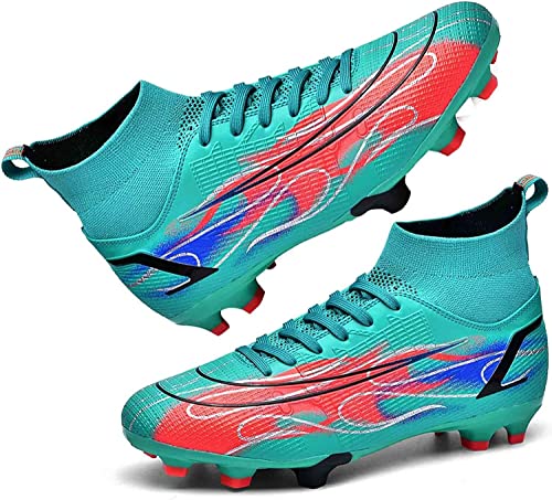 BINQER Herren-Fußballschuhe, Outdoor-Training, Fußballschuhe, langlebige und atmungsaktive Sportschuhe Fußballausrüstung (Color : Z98 Cd Blue, Size : 37 EU) von BINQER