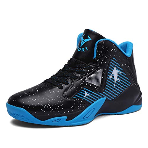 BINQI Herren Basketballschuhe High-Top leichte Stoßdämpfung rutschfeste atmungsaktive Outdoor-Sportschuhe Jungen Basketballschuhe Mädchen Indoor-Schuhe Sportschuhe von BINQI