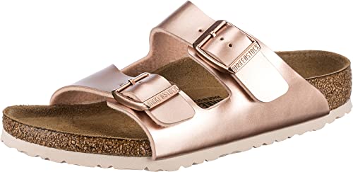 Birkenstock Jungen Arizona Sandalen, Braun (Electric Metallic Copper Electric Metallic Copper), 32 EU von BIRKENSTOCK