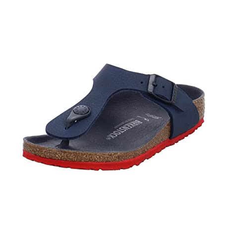 BIRKENSTOCK Jungen Clogs Pantoletten Schuhe Gizeh Kids Pantolette Synthetik Kinderschuhe Uni 1012526 Gizeh Kids mädchen Kinder Zehentrenner Pantolette rosa metallic von BIRKENSTOCK