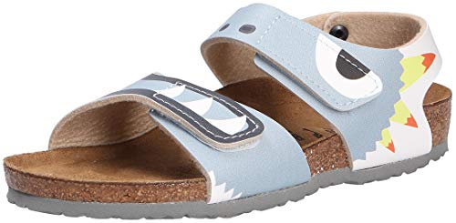 BIRKENSTOCK Jungen Sandale, blau(monsterblue (01196)), Gr. 27 von BIRKENSTOCK