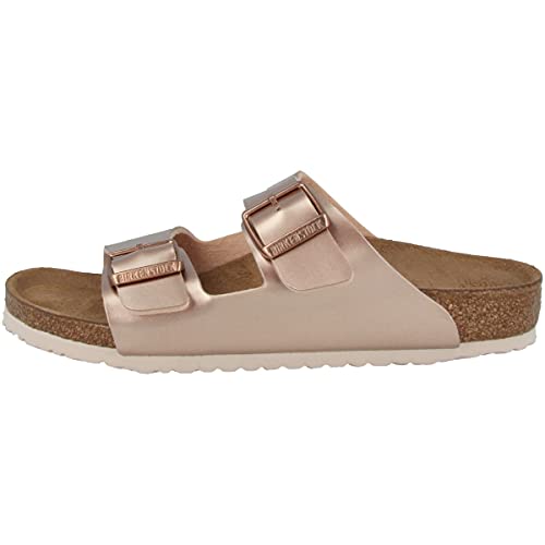 Birkenstock Arizona Electric Metallic Slippers Kinder - 35 von BIRKENSTOCK