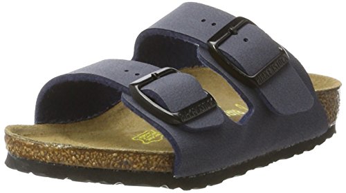 Birkenstock Kids Unisex-Kinder Arizona Pantoletten, Blau (Navy), 33 EU von BIRKENSTOCK