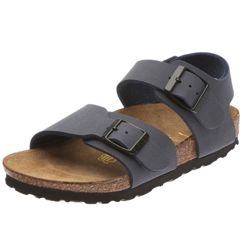 Birkenstock new york 087003, Unisex-Kinder Sandalen, Blau (navy), EU 25 von BIRKENSTOCK