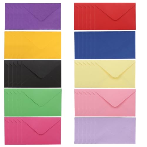 50 Stück bunte Mini-Umschläge, Briefumschläge, bunte Umschläge für DIY Weihnachten, Erntedankfest, Hochzeiten, Geburtstagsfeiern, Feiertage 50 Stück bunte Mini-Umschläge, Briefumschläge, bunte Umschläge für DIY Weihnachten, Erntedankfest, Hochzeiten, Geburtstagsfeiern, Feiertage von BIRWUMI
